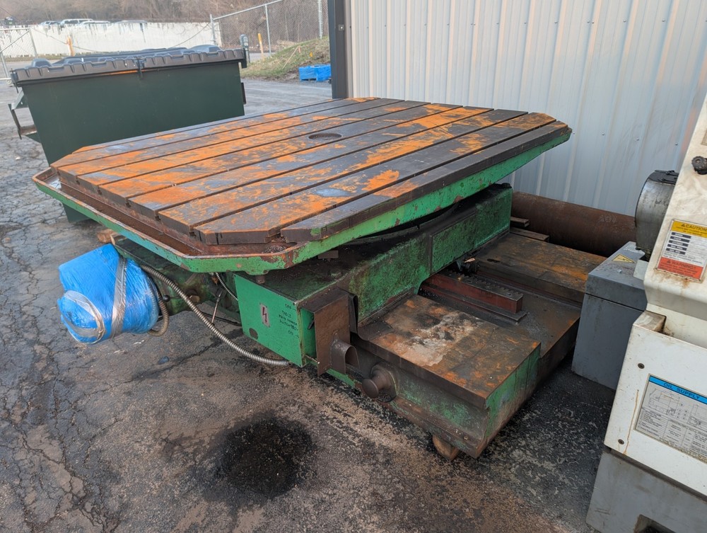 Large Industrial Horizontal Rotary Table Metalworking Workholding