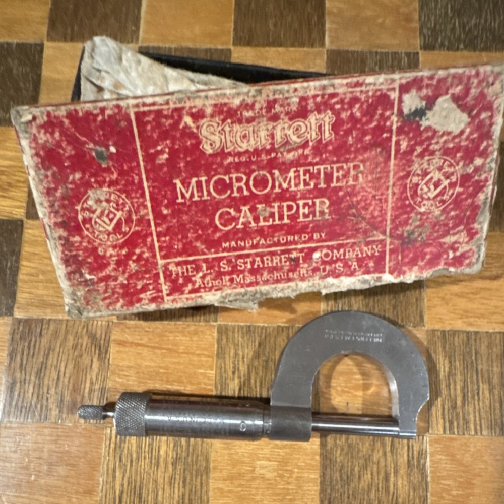 Miller falls Micrometer Caliper in Starrett Box