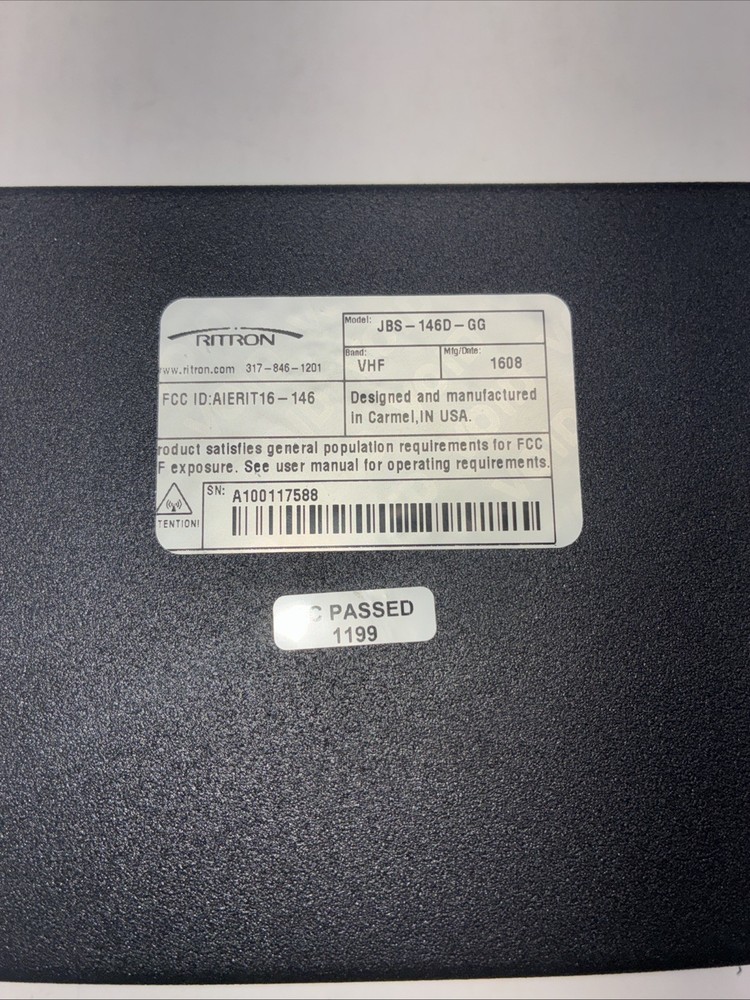 Ritron - Jobcom Base Intercom JBS-146D-GG