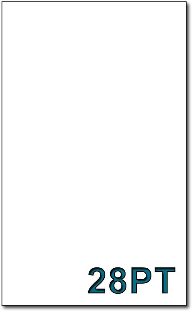 11X14 Backing Board (50 Pieces) - Thick 28PT Cardboard with Solid White Core - E
