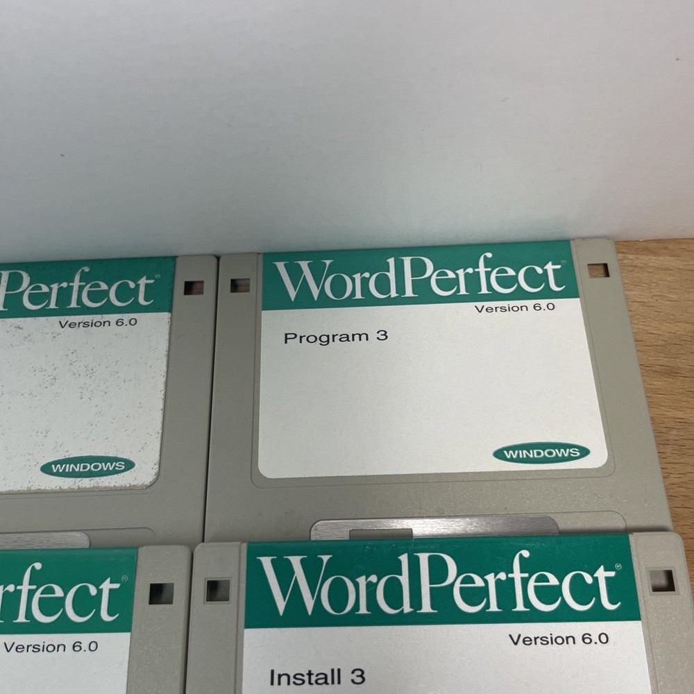 wordperfect 6.0 Floppy Disks