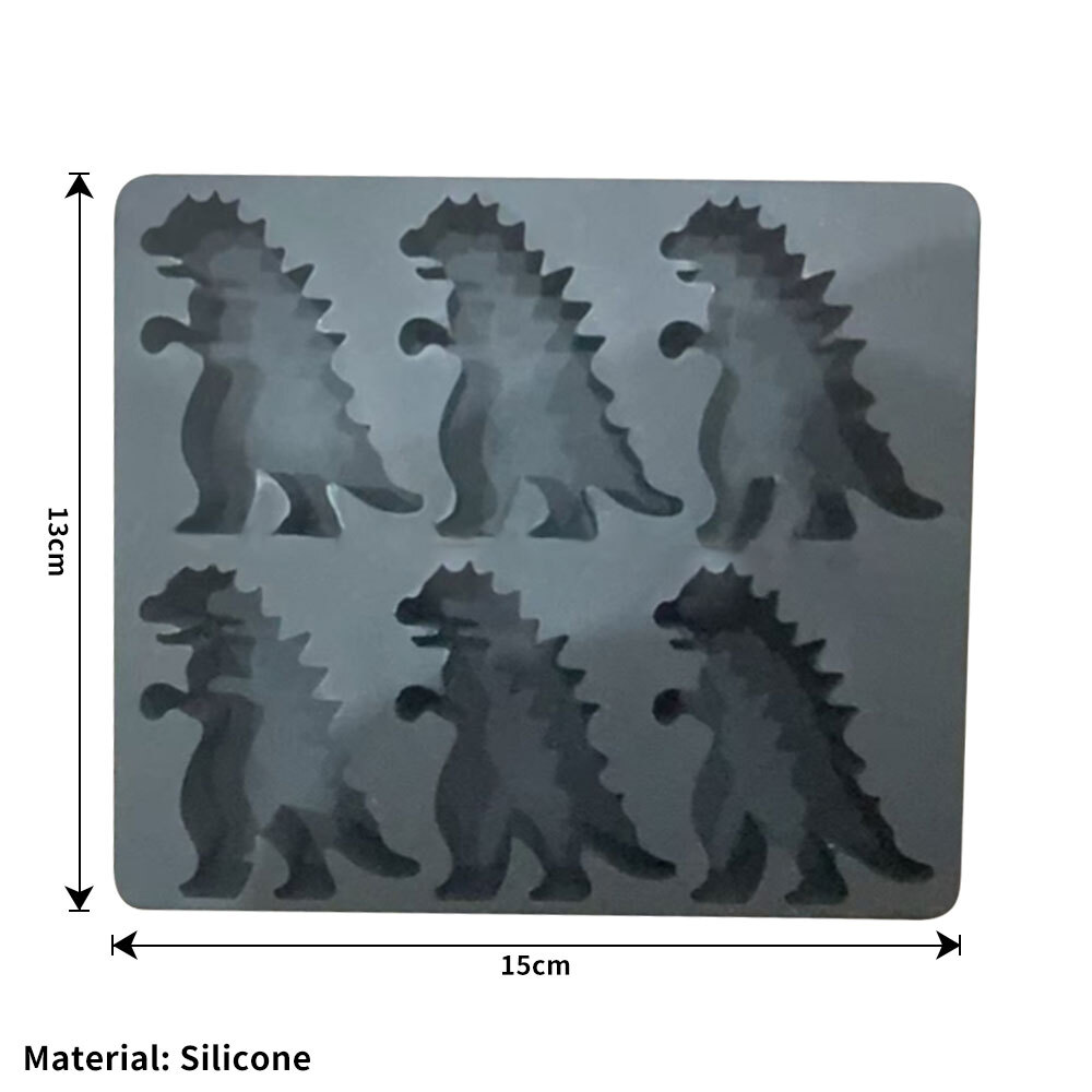 Ice Cube Mold,Dinosaur Ice Cube Mold,Freezer Safe Ice Cube Maker for Summer TR