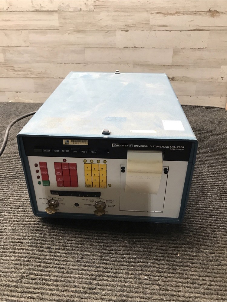 Dranetz Universal Disturbance Analyzer Series 626