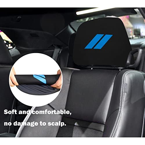 Headrest Covers for Dodge Charger Challenger Durango Accessories Bule Trim