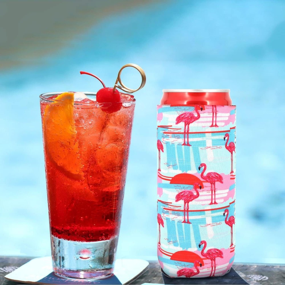 Neoprene Slim Beer Can Cooler Foldable Stubby Holder