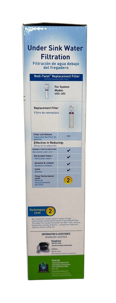 Brita Redi-Twist Under Sink Replacement Filter Model B USF-203