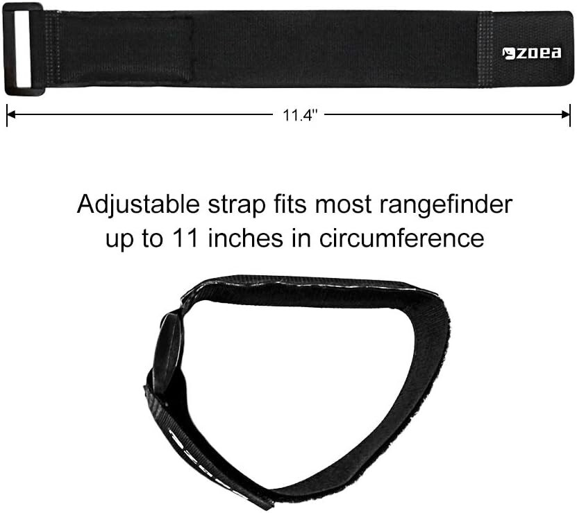 "Magnetic Rangefinder Mount Strap for Golf Cart Railing, Adjustable Rangefinder