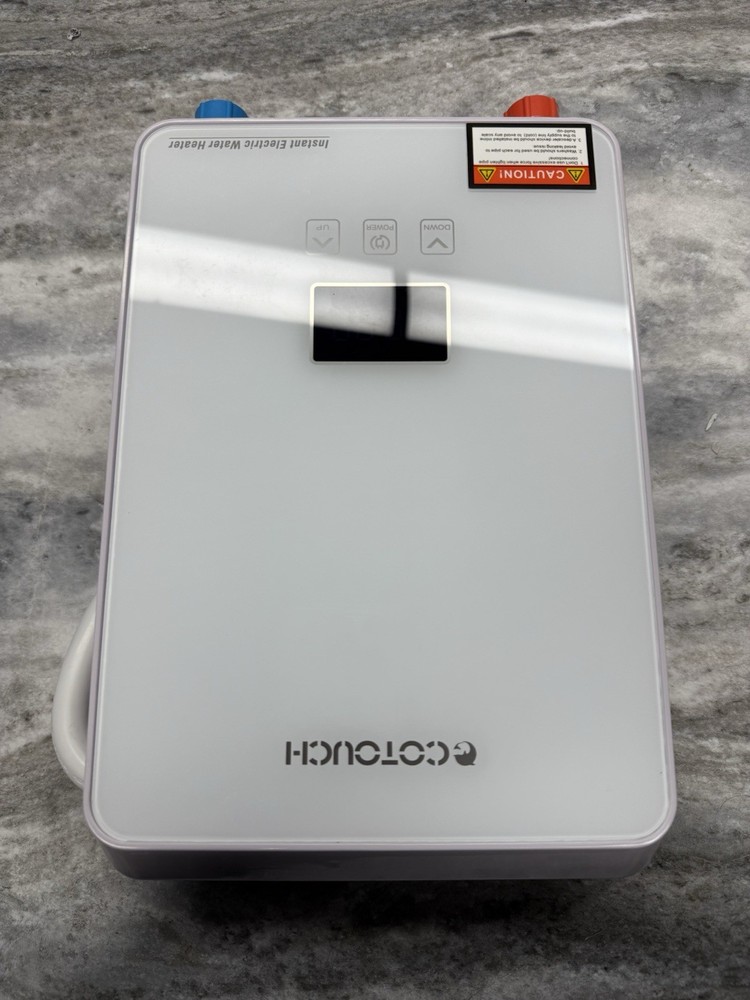 ECOTOUCH Tankless Water Heater Electric 6.5kW 240V Instant Hot Water Black