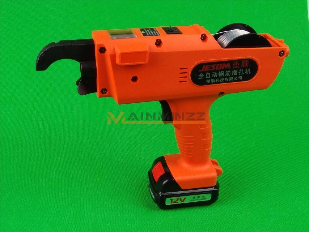 8-34mm Automatic Handheld Rebar Tier Tool Building Tying Machine 12V