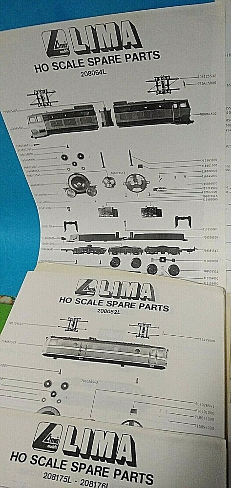 LIMA MODELS SPARE PARTS CATALOG