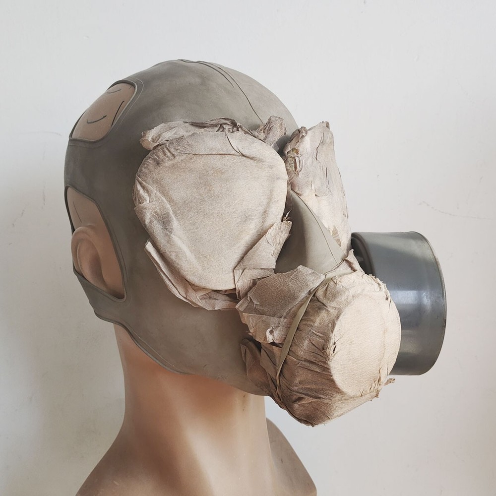 Surplus China Military Type 69 Protective mask Canvas bag