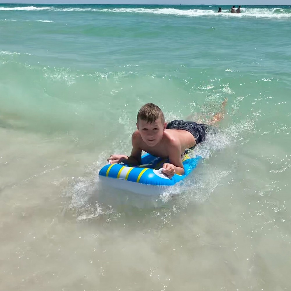 Wahii Inflatable Boogie Board (2-Pack) Water Slide - Pool - Ocean Surf