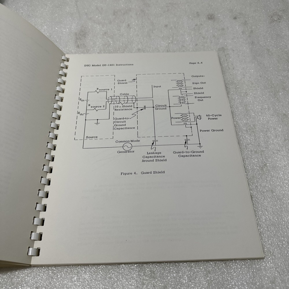 Data Technology DT-1401 Voltage-To-Frequency Converter Instruction Manual
