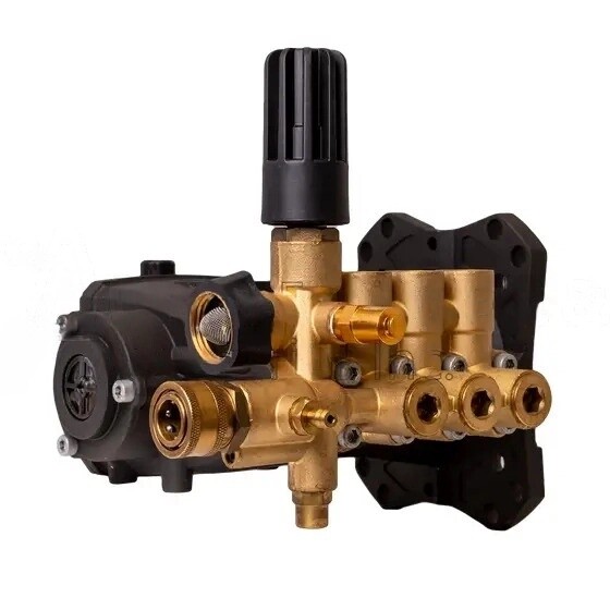 10.0GA13 AAA Horizontal Triplex Plunger Pump Kit 4000 PSI 3.5 GPM 3/8" Outlet