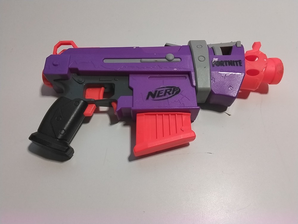 Nerf Fortnite SMG-E Motorized Dart Blaster.