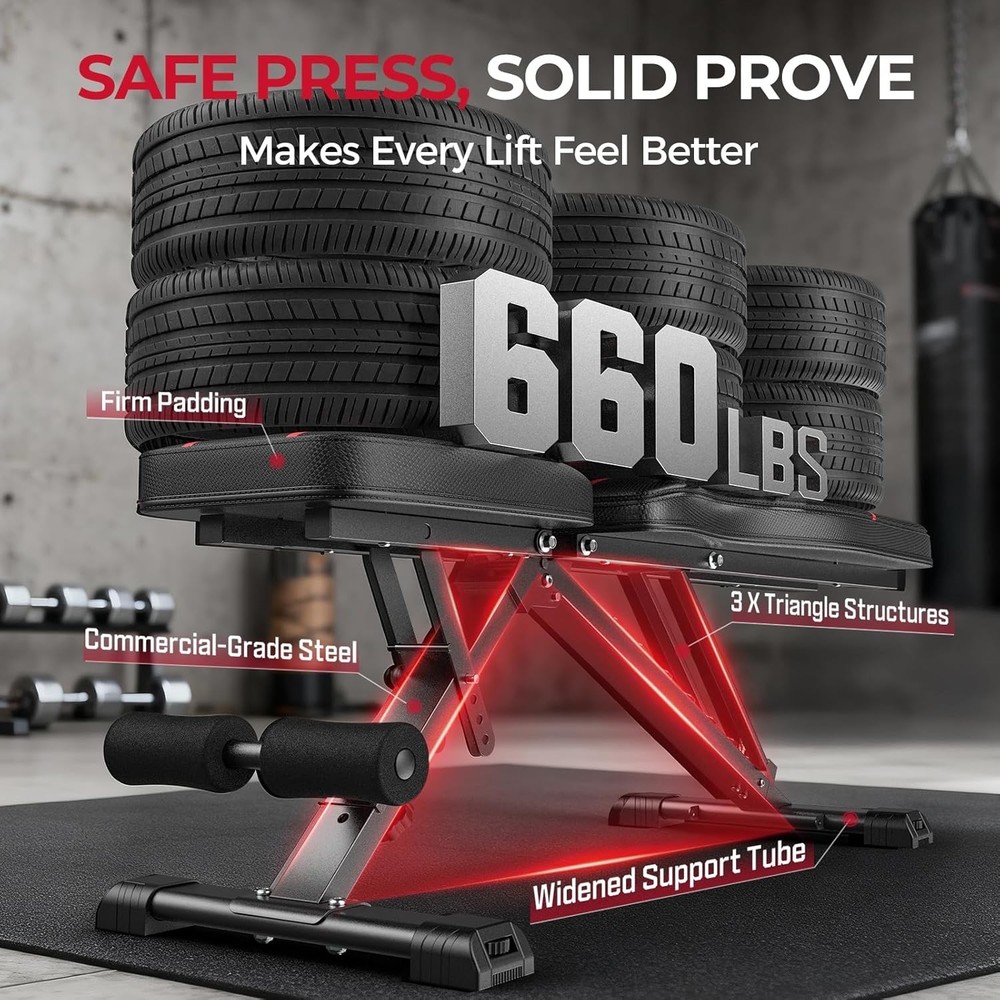 Adjustable ,Utility Weight for Full Body Workout- Multi-Purpose Foldable Incl...