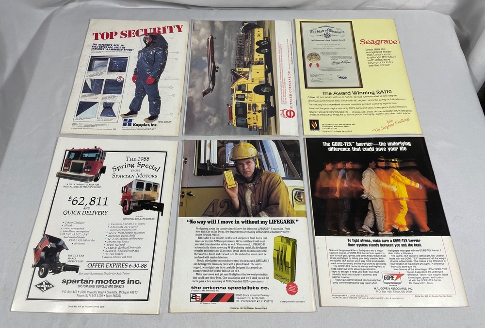 FIRE COMMAND magazine l2 issues from 1988
