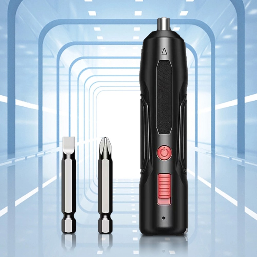 Mini Rechargeable Cordless USB Electric Screwdriver Drill Bits Kit Power Tool