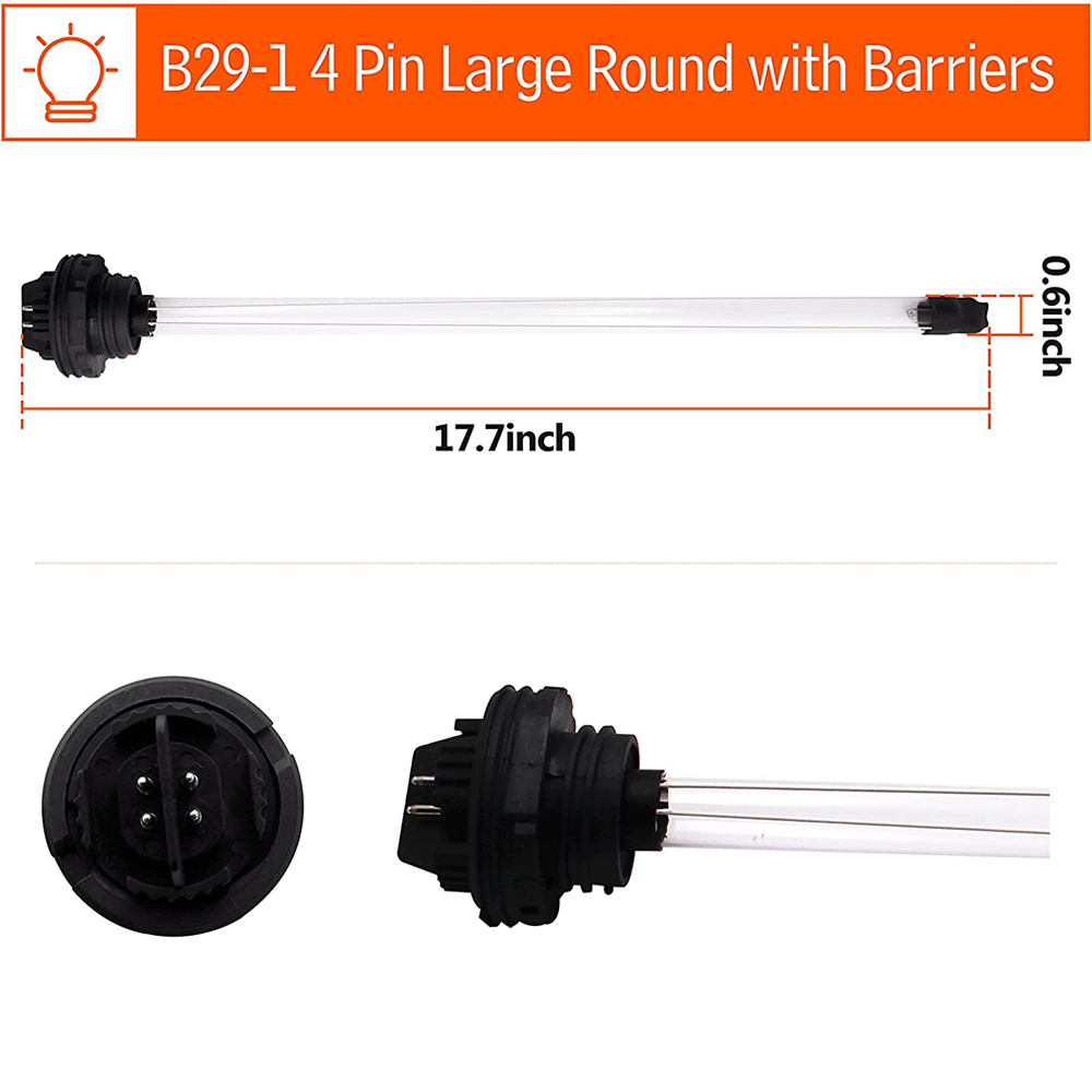 2 Packs Replacement For 602805 Lamp Fits Trojan UV Max C D D4