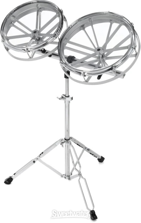 Cardinal Percussion Spin-tuned Tom Set with Stand - 12/14 inches