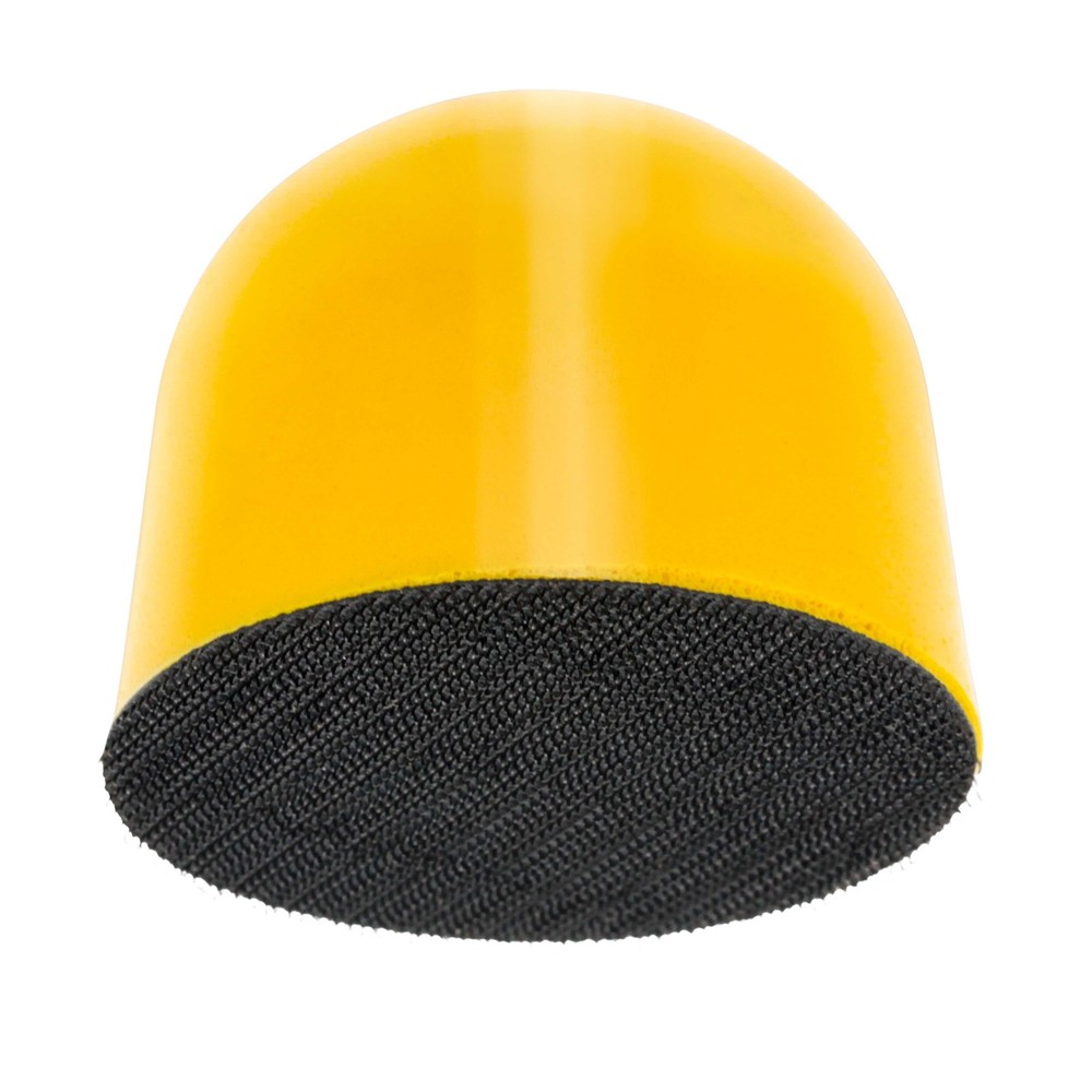 3" Palm Grip Foam Hand Sanding Block, Polish Pad Holder, Hook & Loop, Sand Buff
