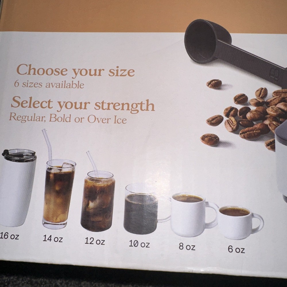 Beautiful by Drew Perfect Grind™ Programmable Single Serve Coffee Maker Works