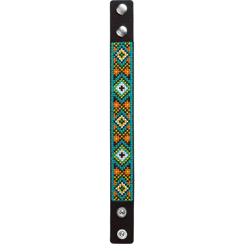 Cross-stitch kit on artificial leather FLHL-027