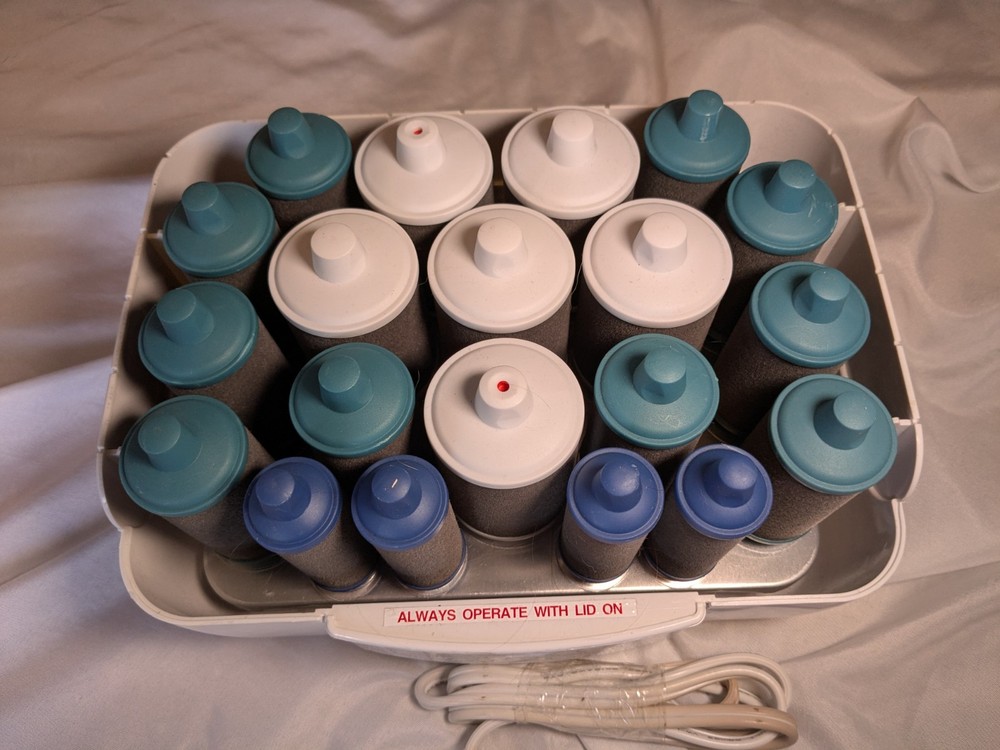 Revlon RV-255 Hot Rollers Set - Turns On