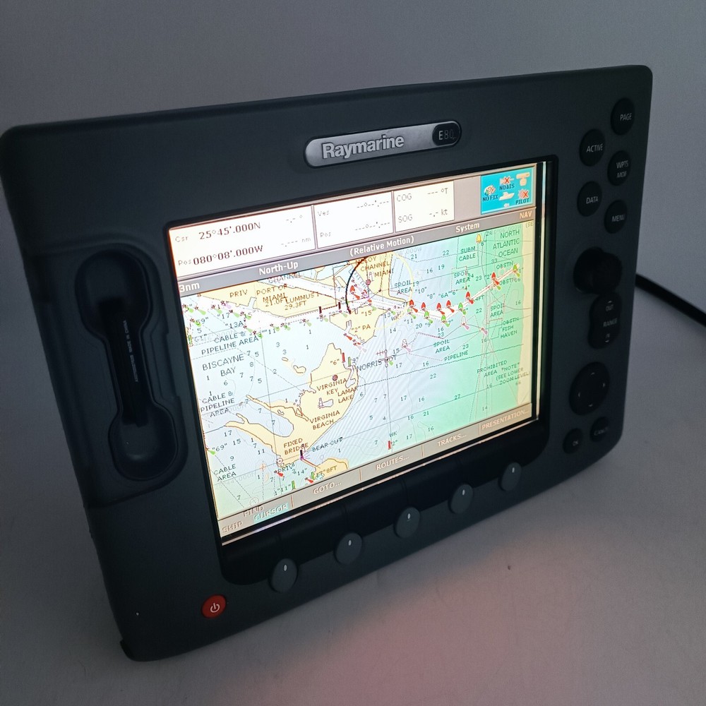 RAYMARINE E80 Classic MFD Display Chartplotter Radar Screen E02011 Sonar