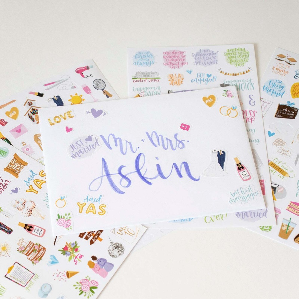 bloom daily planners Planner Sticker Pack, Wedding Planning