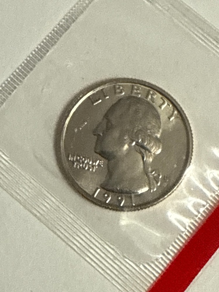 1991 D Washington Quarter