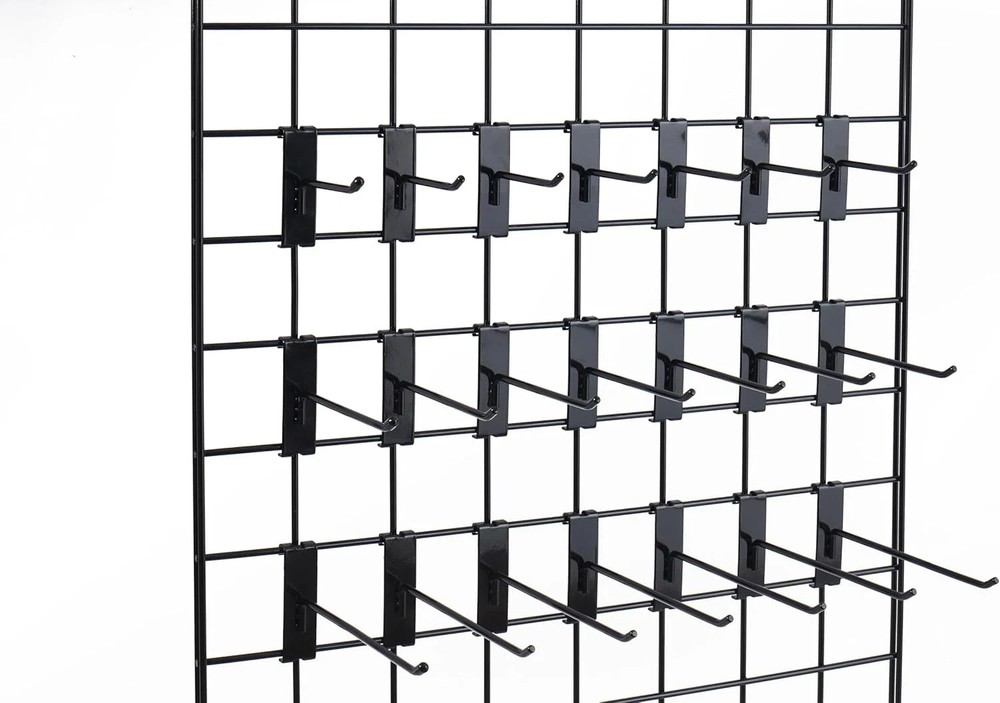 Gridwall Hooks 6 Inch 30PC Display Hooks for Grid Wall Heavy Duty Gridwall Hook