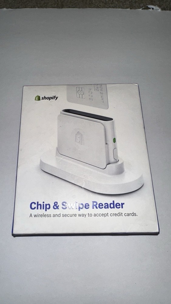 Shopify Chip & Swipe Card Reader –Wireless Credit Card Reader –Open Box Complete