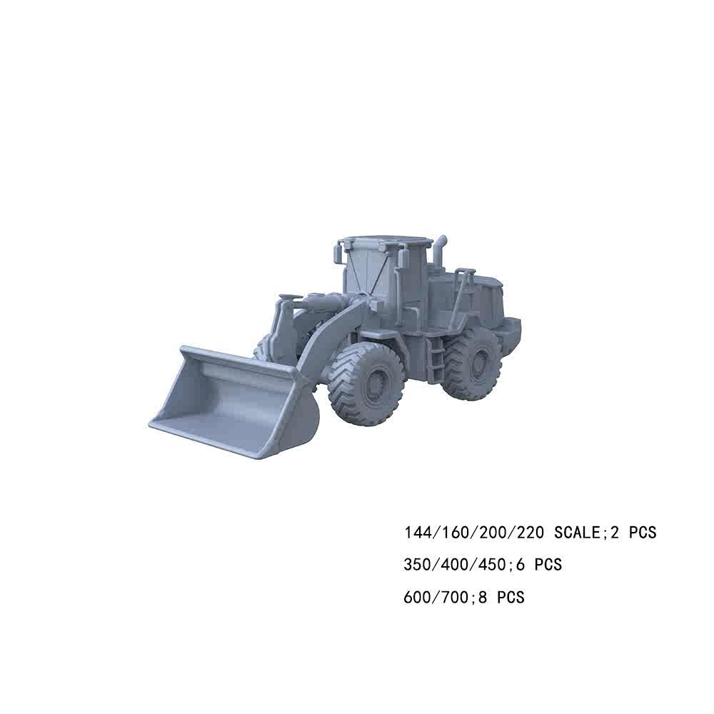 3D Printed 1/350/400 /700 Wheel Loader  Unpainted Model