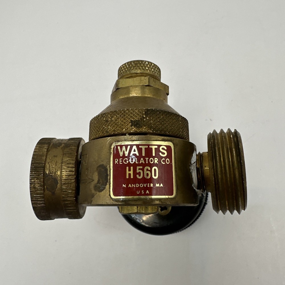 Watts Regulator 1/4 H 560 Mini Water Pressure Regulator As-is