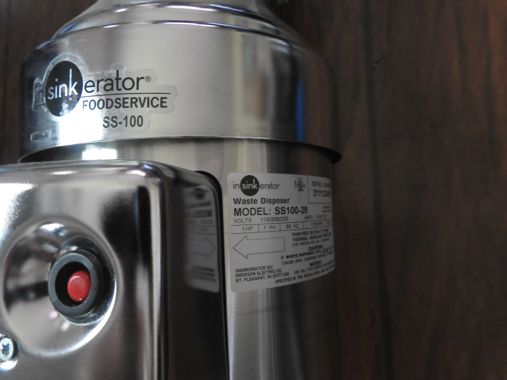 InSinkErator SS100-28 Food Service Garbage Disposal *Parts Only* Untested