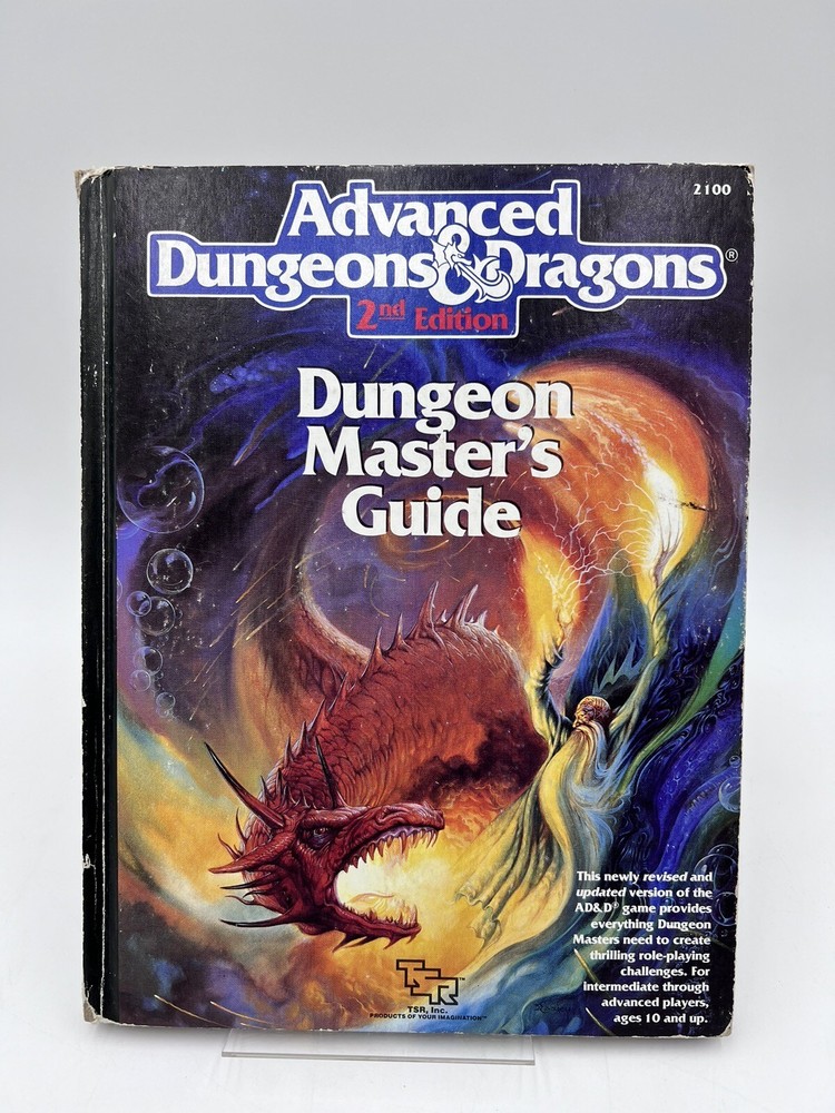 Advanced Dungeons & Dragons Dungeon Master's Guide 2nd Edition TSR 2100   (2) A3