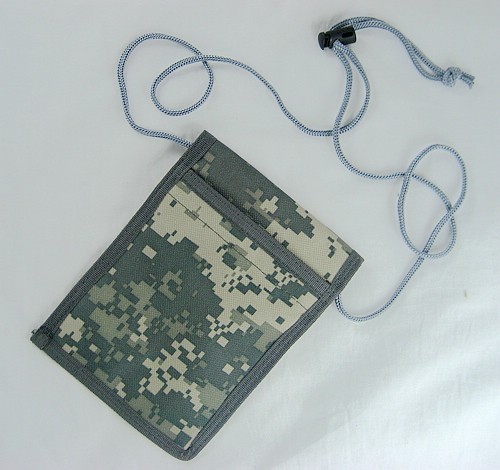 New Airsoft Tactical Neck ID Wallet Utility Pouch Nylon