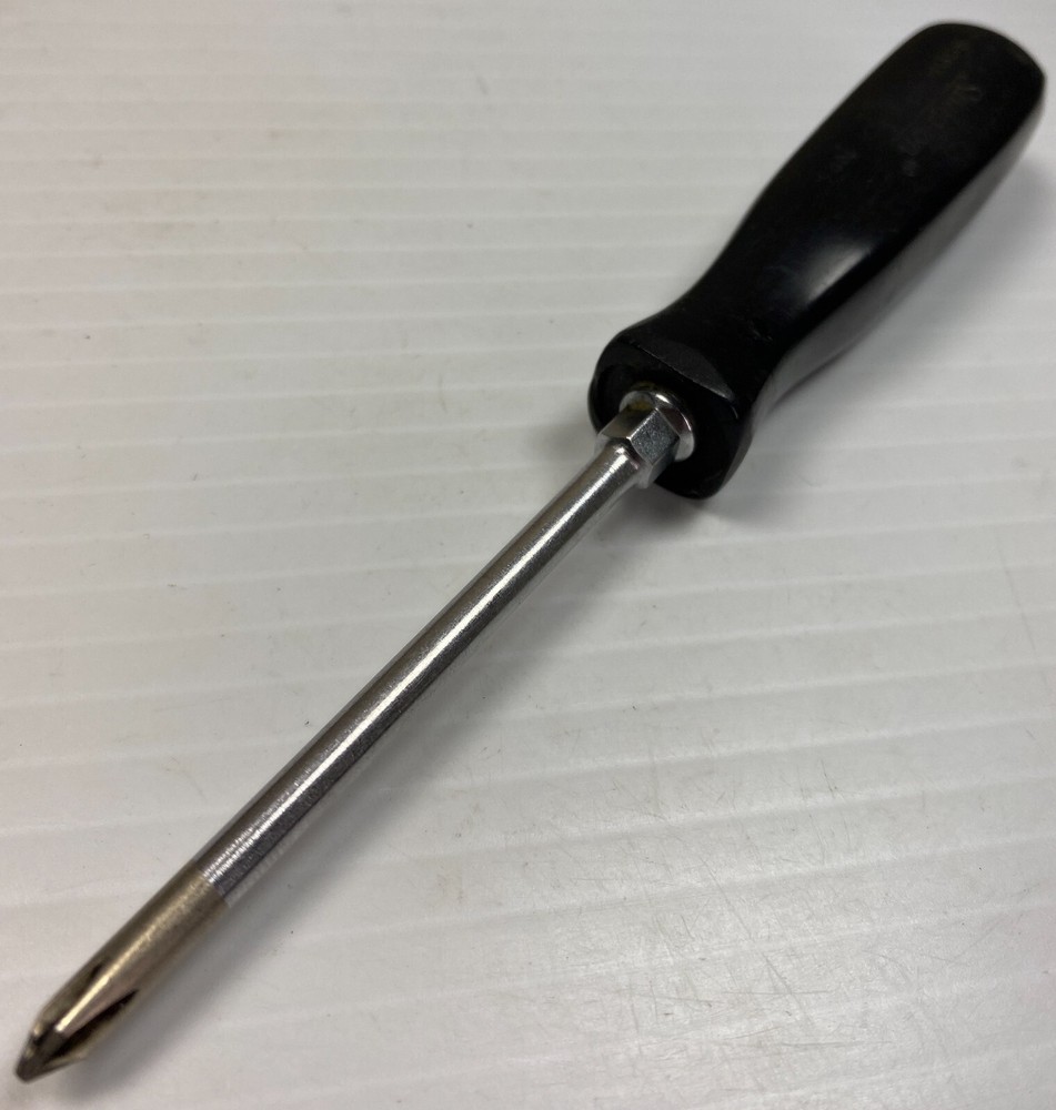 Snap-On Tools SSDP31 Black Hard Handle #1 Phillips Head Screwdriver USA Tool