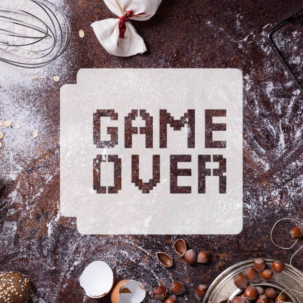 Game Over 783-E791 Stencil