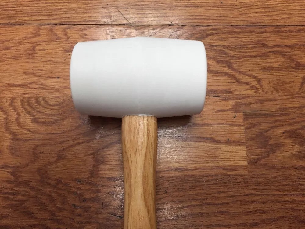 QEP 61613 White Rubber Mallet 16 oz