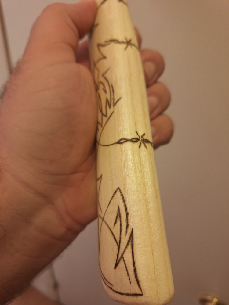Custom Wood Burned Hatchet HANDLE