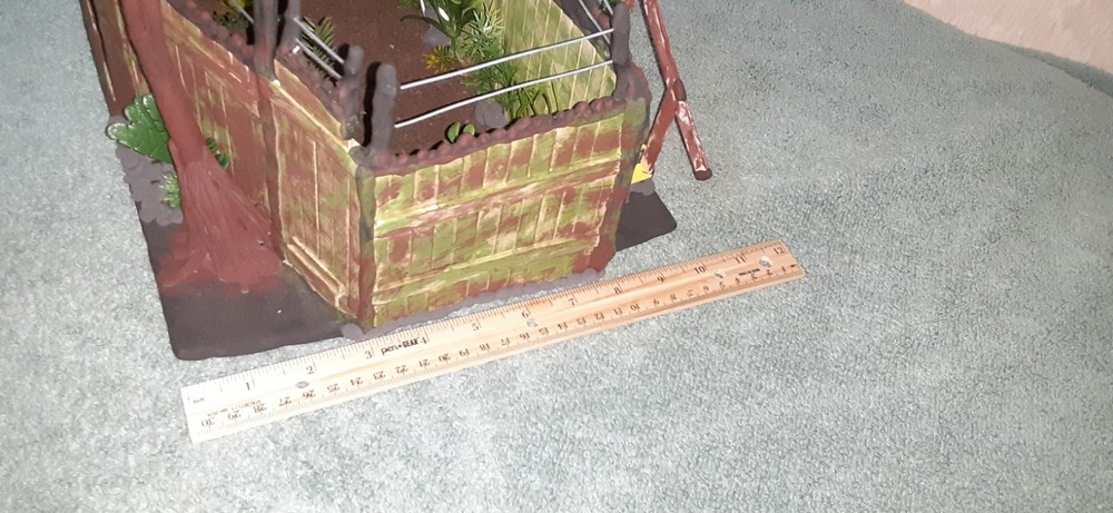 Custom Jurassic Dinosaur Gate Paddock Display DIORAMA Only