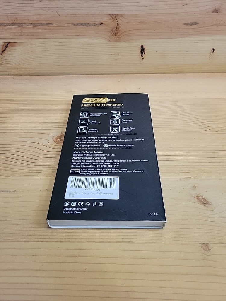 iVoler Screen Protector Tempered Glass for Nintendo Switch (2-Pack)