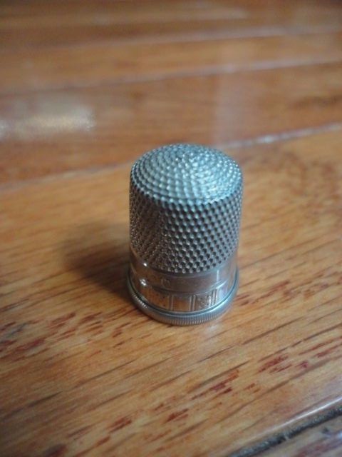 Sterling Silver Thimble #10 Vintage
