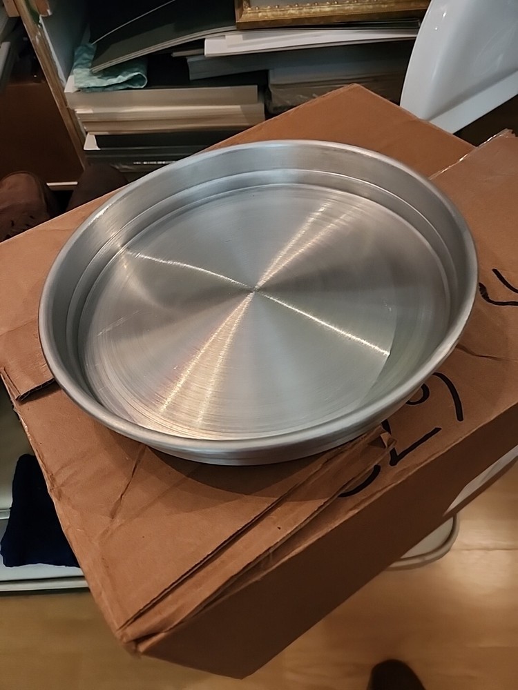 10"x1.5" Stackable Alu. Pizza Pan (6 Each)