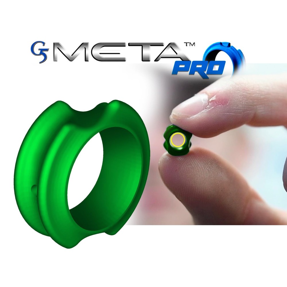 Meta Peep Hunter Sight, Green, 3/16"