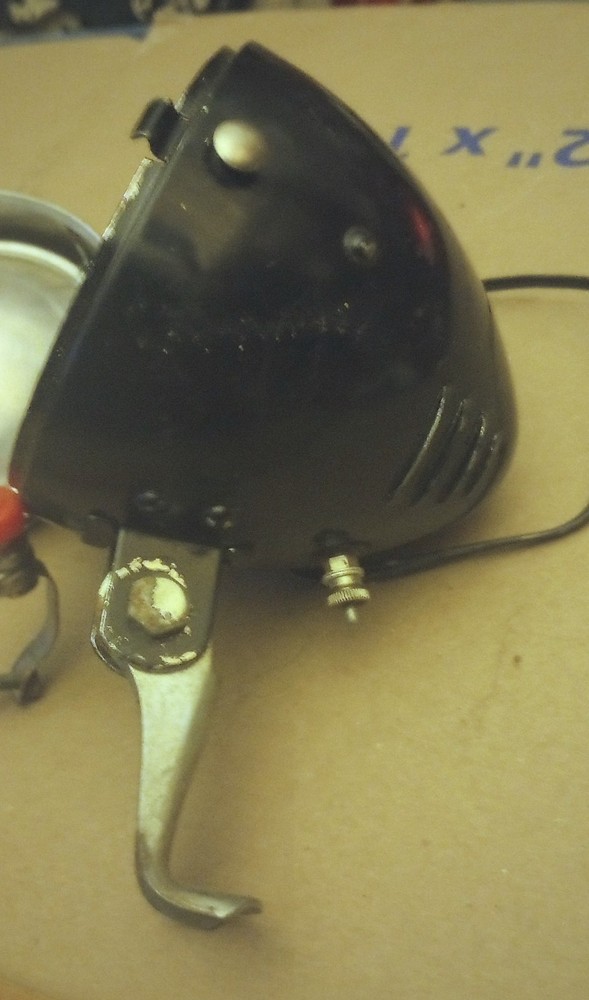 vintage bicycle light/horn combo