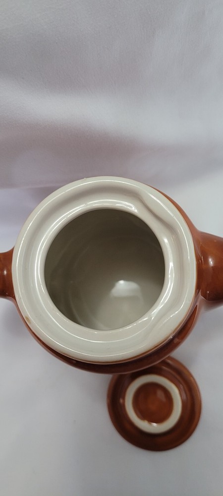 ChefsWare Brown Individual Teapot Mid Century Modern Restaurant