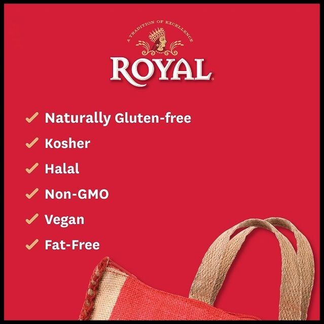 White Basmati Long Grain Rice, 5 Lb Bulk Bag